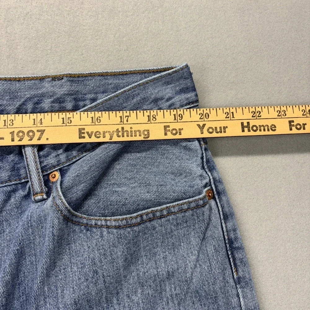 Levi's 550 jeans mens 40x30 light wash straight Leg Blue Denim‎ Biker Workwear